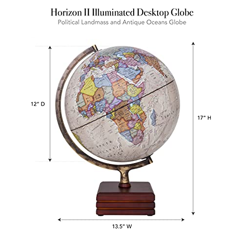Waypoint Geographic Horizon Ii Illuminated Desktop Globe, 12" #TOP2