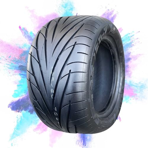MZBZYU 125/60-7 Tubeless Scooter Tire with Bent Valve Stems