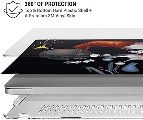 Skinit Case + Skin Compatible with MacBook Pro 15in (2016-19) - Officially Licensed Warner Bros Evil Harley Quinn Design
