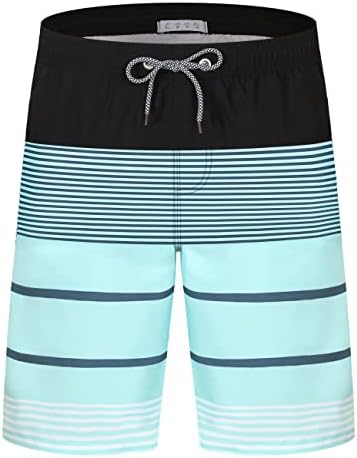 APTRO Men's Swim Trunks with Mesh Lining Quick Dry Bathing Suit 9" Big & Tall Swimsuit #K162 L