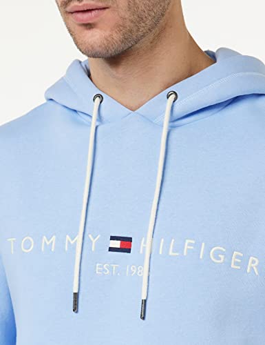 Miniatura 3 de Tommy Hilfiger Tommy Logo Hoody, Hoodies Hombre, Azul Vessel Blue , L