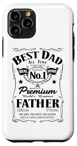 Best Dad Real Hero Father No1 Dad Birthday Fathers Day �X�}�z�P�[�X iPhone 11 Pro �p