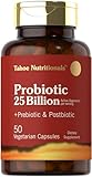 Tahoe Nutritionals Prebiotic, Probiotic & Postbiotic | 25 Billion CFU | 50 Powder Pills | Men and Women's Digestive Health | Vegetarian and Non-GMO Supplement