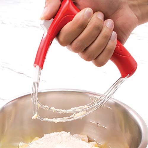 Misturador manual Tovolo para massas, 1 EA, vermelho