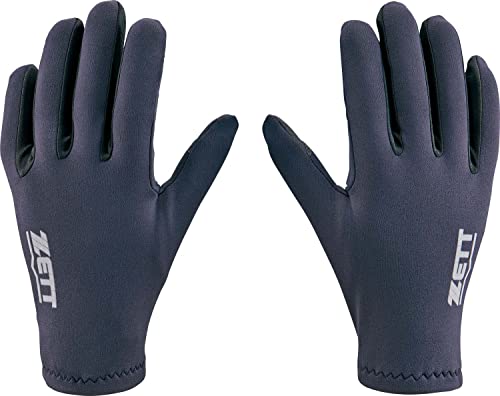 ゼット 野球 防寒用 手袋 ランニング手袋 両手用 スマホ操作対応 裏起毛 ブラック×ブラック JFREE BG284