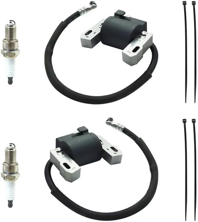 2sets of Ignition Coil Tool Accessories Fit for B&S 799651, 691060, 499447, 401577, 592846, Include Spark Plugs and 4 Straps