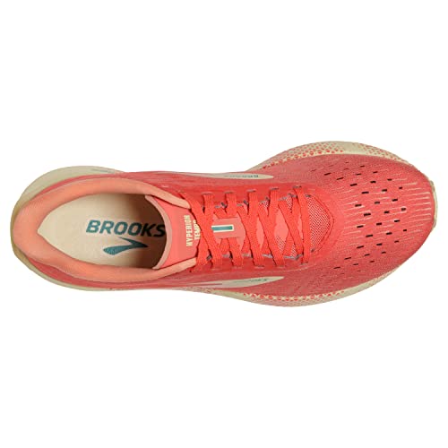 Brooks Women's Hyperion Tempo Road Running Shoe - Hot Coral/Flan/Fusion Coral - 5 Medium