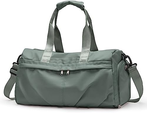 SEEKSOP Gym Bag for Women and Men, Workout Bag for Sports Waterproof Dufflebag with Shoe and Wet Clothes Compartments