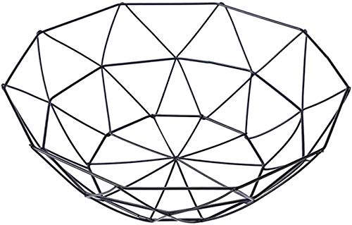 La mejor selección de Fruteros disponible en línea. 49 Frutero para encimera de cocina, cesta de frutas de metal, cesta de alambre para verduras, pan, aperitivos, popurrí (negro) (negro, 1)