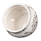 GANAZONO Worship Bowl Buddha Incense Burner Ceramic Incense Holder Tibetan Buddhist Incense Stick Ho