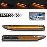 Función: la luz LED frontal lateral da un nuevo aspecto a tu coche. Bombillas LED ámbar para una actualización completa. Conducción segura y a la moda.
