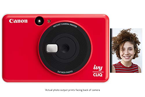 Canon IVY CLIQ Instant Camera Printer, Mini Photo Printer with 2"X3" Sticky-Back Photo