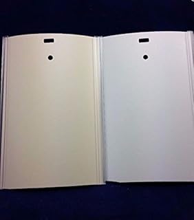Vertical Blind Fabric Insert Channels in White or Ivory 82 1/2" L (10, White)