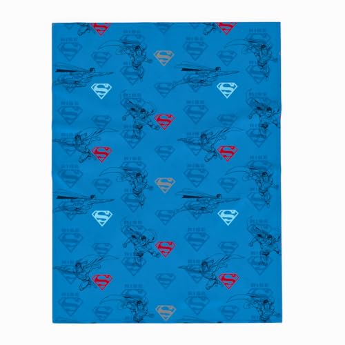 Image of Superman DC Comics Bedding Super Soft Cozy Plush Throw, 46 in x 60 in, (Officially Licensed Product) by Franco