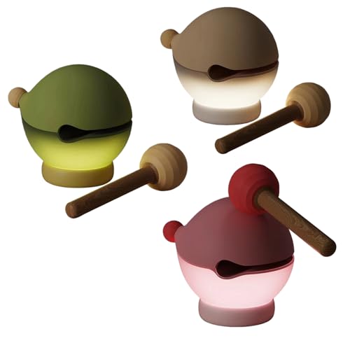 Lámpara de mesa de noche táctil portátil de ABS miniatura 6