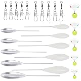 RPHONGHONG 25 Stück Sbirolino Set, Forellen Angelzubehör Set 5 Pcs...