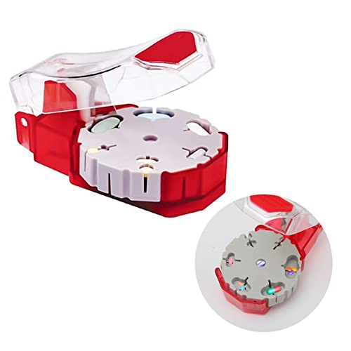 Pillenschneider, gepresste Vitamin-Tabletten, transparente Trennwand für Pillen, zum Transport von täglichen Medikamenten Cover