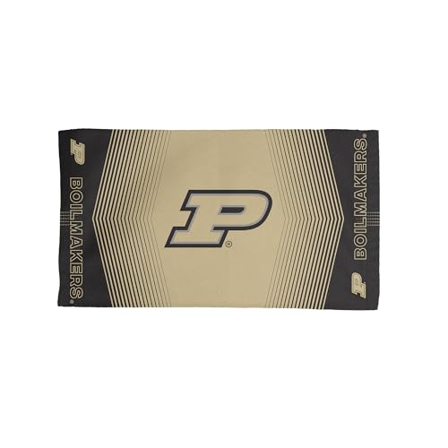 Purdue Boilermakers NCAA Hussle Micro Fiber Sports Towel 24 x 42 Inches