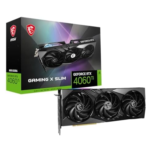 MSI GeForce RTX 4060 Ti GAMING X SLIM 8G Scheda grafica - 8GB GDDR6 (18Gbps/128-bit), PCIe 4.0 - 2 x TORX Fan 4.0 - HDMI 2.1a, DisplayPort 1.4a