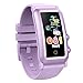 AUPALLA Montre Connectée Enfant, Montre Enfant avec Cardiofrequencemètre, Montre Enfant Garcon avec Moniteur de Sommeil, Calories, Podomètre Montre Sport Bracelet Connectée (Lilas)