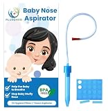 Baby-Nasensauger, Nasenschleimsauger für Neugeborene, Kinder Nasensauger, Nasensauger, Nasenreiniger, leicht zu reinigen, mit 24 Hygiene-Filtern