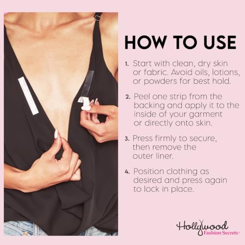 Image of Hollywood Fashion Secrets The Original Double Sided Fashion Tape, 72 Strips