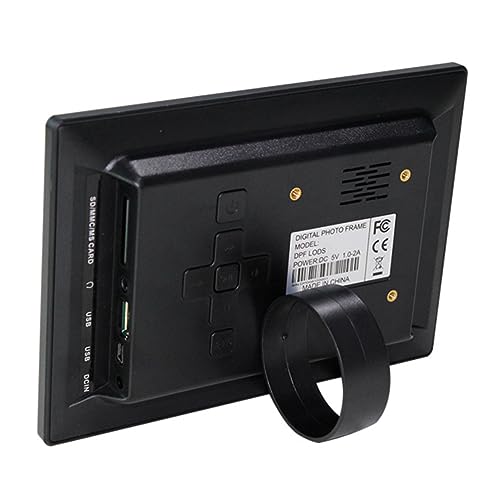 Mikikit Cornice Digitale per Foto Lettore Supporta USB Schede di Memoria Fino Visualizzazione Chiara e Utilizzo Pratico