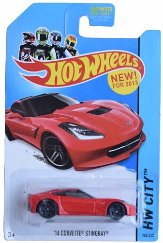 Mattel Hot Wheels 14 Corvette Stingray escala 1:64 miniatura 1