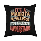 Markita Name Throw Pillow