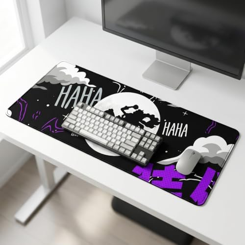 Image of XXL Size Anime & Gaming Mouse Pad [Rubber Base] | Mouse Pad (31 x 12 Inches) 3mm Desk Mat (Anime Style)