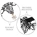 SOIMISS 2pcs Bridal Lace Garters Rhinestone Pendant, Black Stretch Wedding Leg Bands for Bride, Thigh Circumference 45-60cm, Fashion Bridal Leg Accessories