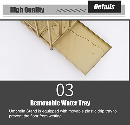 Solution de rangement de parapluies en métal durable grand format