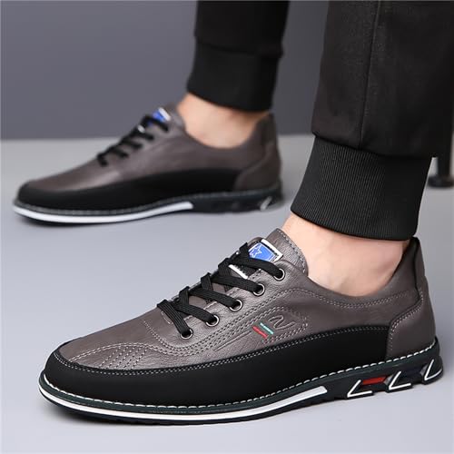 Mens Dress Sneakers Gatsby Shoes Oxford Derby Casual Shoes Lace-Up Loafers for Business Driving Office Walking2