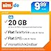 Produktbild Handytarif sim.de z.B. Allnet Flat 20 GB  (Flat Internet 5G 20 GB, Flat Telefonie, Flat SMS und Flat EU-Ausland, 9,99 Euro/Monat, monatlich kündbar) oder andere Tarife