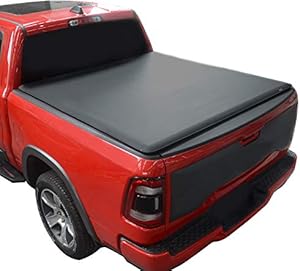 KSCPRO Truck Bed Tonneau Cover Soft Roll Up Fits 2002-2018 Dodge Ram 1500; 2019-2022 1500 Classic;2003-2022 Ram 2500 3500 6'4'' Bed, Fleetside (Does Not Fit with Multi-Function Tailgate and Rambox)