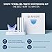 SNOW Advanced Wireless Teeth Whitening Kit - Limited Edition Wireless Teeth Whitening Kit - Portable LED Light Teeth Whitener with Gel Teeth Whitening Pens - 3 Pack, White