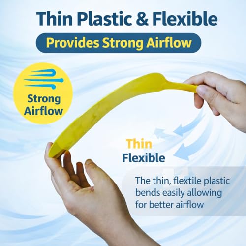 Image of Multicolor Plastic Handheld Summer Cooling Fan - Lightweight Thin Hand Fan with Strong Airflow | Easy to Carry Outdoor Travel Fan | Plastic Hand fan manual for daily use (8)