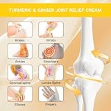 Turmeric & Ginger Pain Relief Cream, Joint & Bone Cre-am For Arthri-tis Pain Relief,Ginger Strong Creams For Arthriti-s, Neck, Wrist And Knee Massage Cream for Joint Relief (1PC) - Image 2