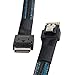 cablecc OcuLink PCIe PCI-Express SFF-8611 4i to SFF-8654 Slimline SSD Data Active Cable 50cm