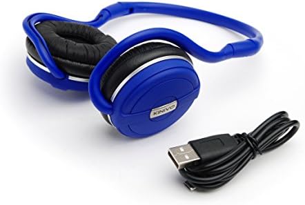 Kinivo BTH240 Limited Edition Bluetooth Stereo Headphone - Supports Wireless Music Streaming and Hands-Free Calling (Cool Blue)