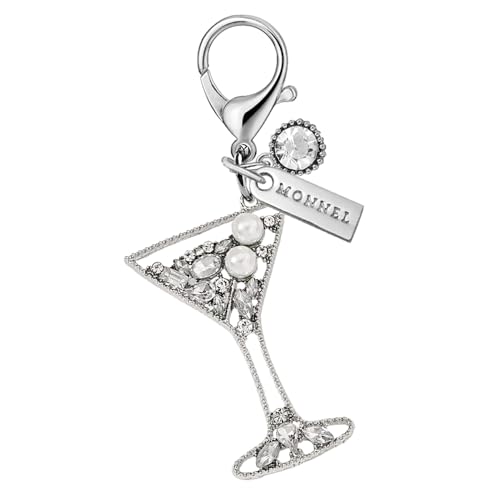 MONNEL Crystal Cocktail Lobster Clasp Charm