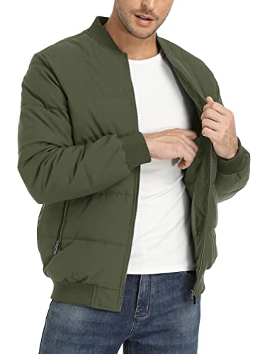 TACVASEN Puffer Jacket Men Quilted Mens Lightweight Jackets Water-Resistant Warm Padded Comfortable for Winter3
