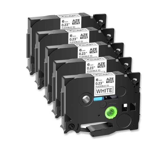 5pk 6mm�_���ID���~�l�[�g���x���e�[�v�́APT-1000�v�����^�[TZE-FX 211�ƌ݊����̂��锒�̍������ł�