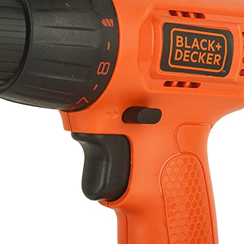 Image of BLACK+DECKER CD121B2-IN 12V 10mm Ni-Cd Cordless Variable Speed Drill with 2 Batteries