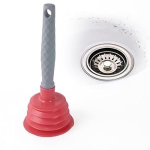 Divchi Pink Sink Plunger Drain Unblocker