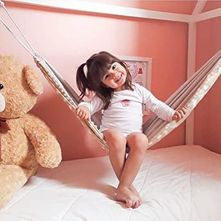 Columpio de Hamaca para niños, Cesta Colgante para Interiores y Exteriores, Bolsa de Tela de algodón para niños, Silla, habitación de bebé, Decoraciones para el hogar