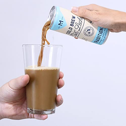 Made Coffee Traditional Cold Brew Con Leche, Blend Of An Speciality Coffe With Milk And Sugar, Only 90 Calories, (Traditional Con Leche, 12 Pack) #TOP27