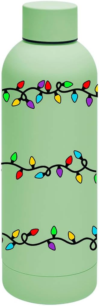 Christmas Light Decorative Pattern Sticker DTF UV Waterproof Vinyl Decal for Laptop Glass Phone and More 4" in x 8" in image 2