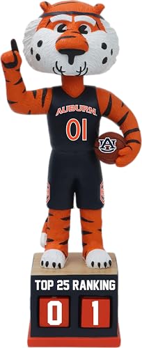 Aubie The Tiger Auburn Tigers Basketball Bobblehead