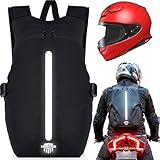Nomad Motorcycle Backpack for Men/Women, Helmet/Laptop Luggage Bag Reflective Motorbike Riding Back Packs Lightweight Weekender Daily Travel Gear Bag Hiking Backpack for Camping, Sport, Gym, Cycling